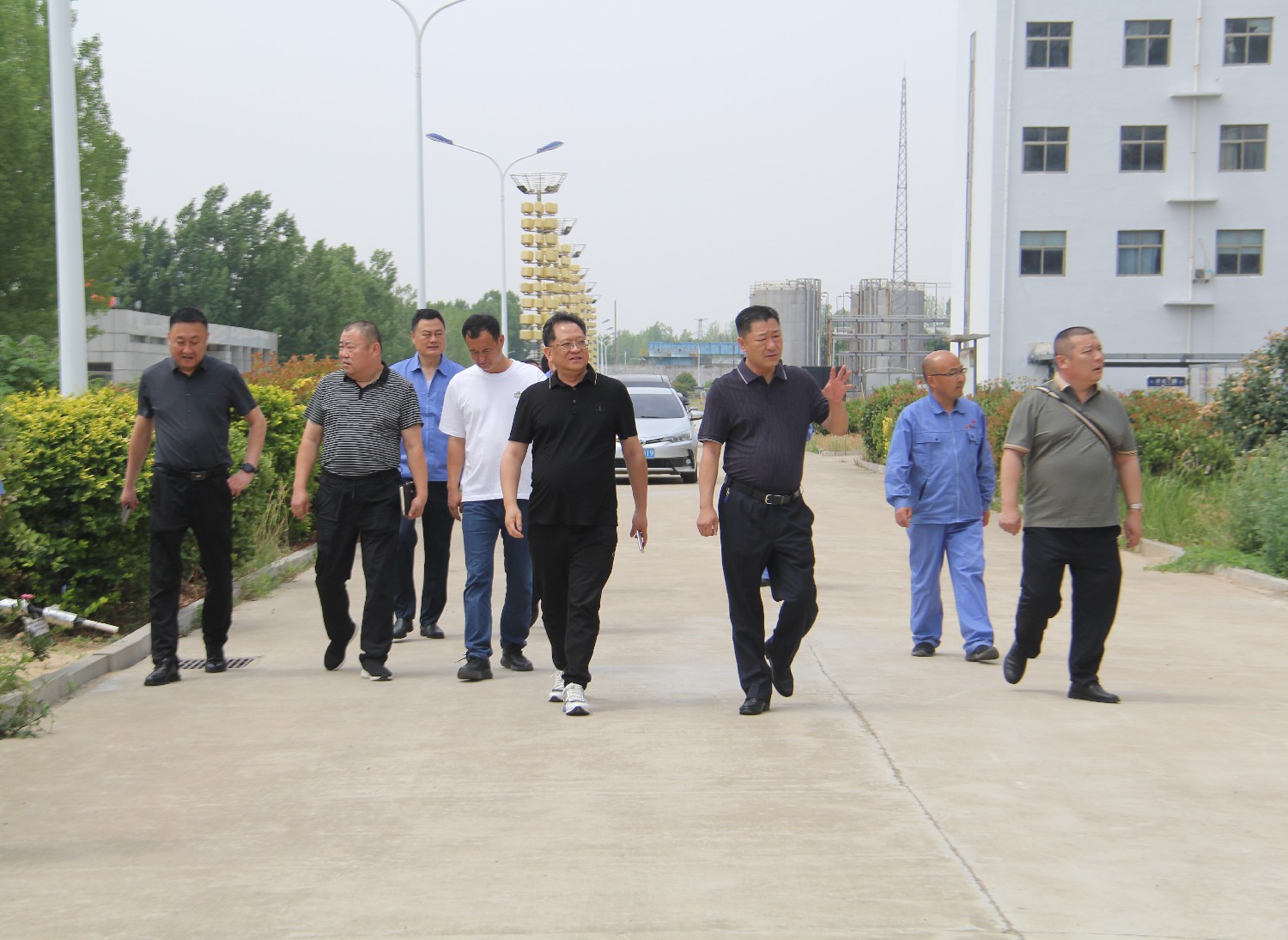 中商國(guó)聯(lián)、上海電力來(lái)化工基地合作洽談